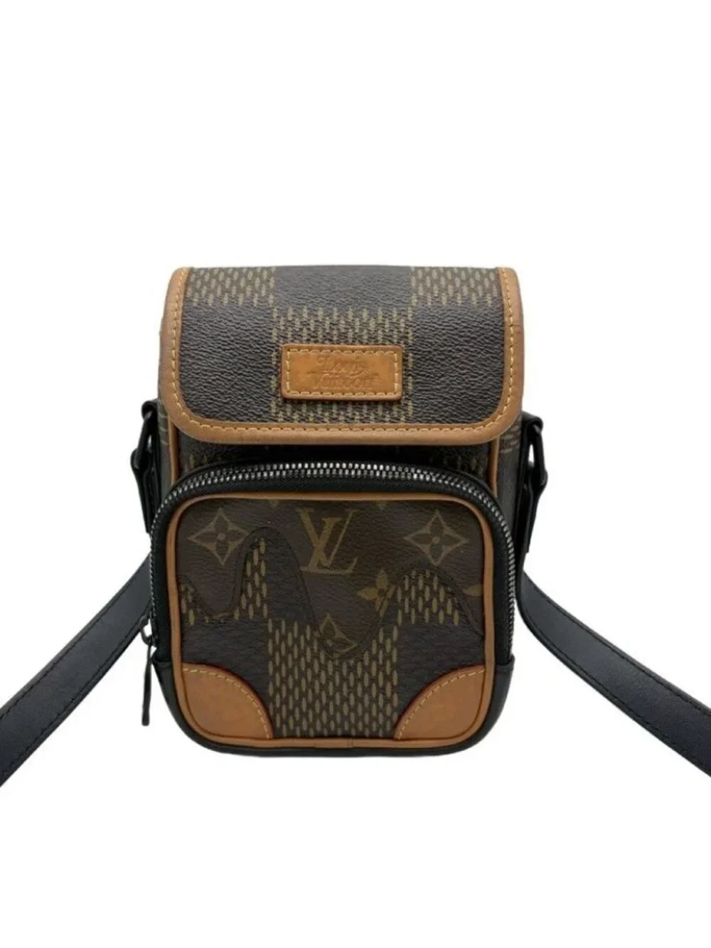 Louis Vuitton Shoulder Bag Amazon Messenger Brown Damier Giant Collaboration LV